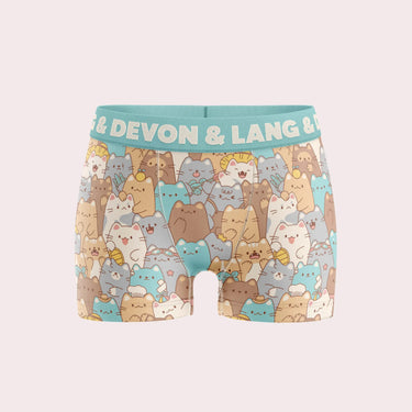 Bria Women's Boyshort | Cat Stack