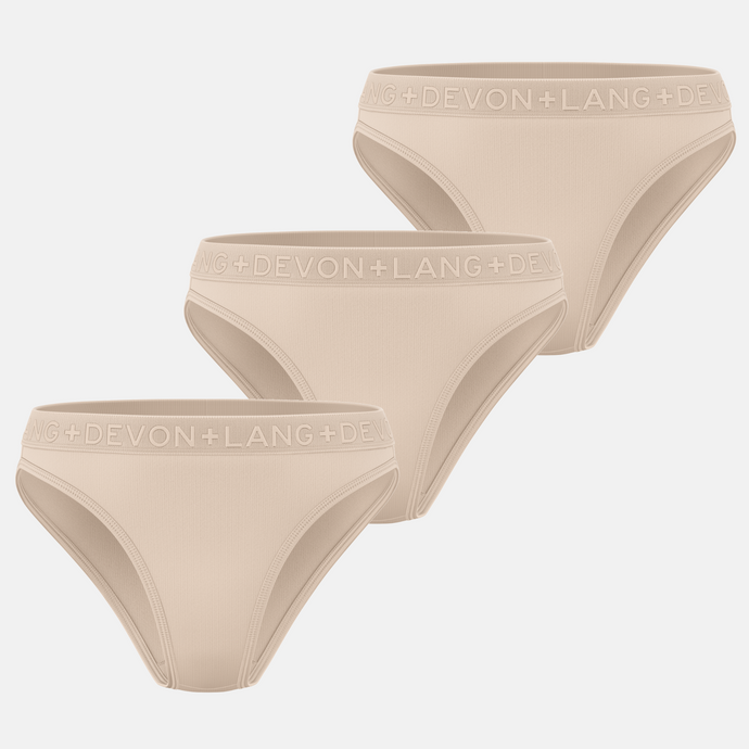 Katrina French Bikini - Multi-Packs - Sand
