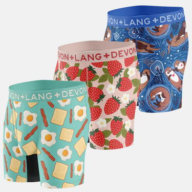 Venture Boxer Brief - Multi-Packs - Sunny Side Up/Strawberry/Otters