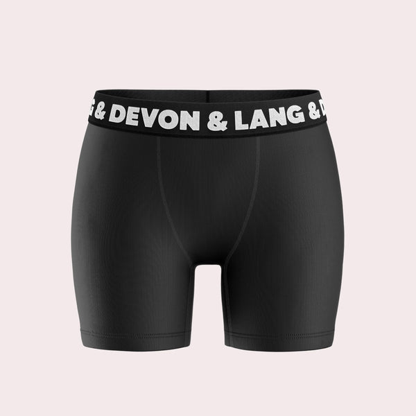 Bria Boxer Brief | Hi-Contrast Obsidian