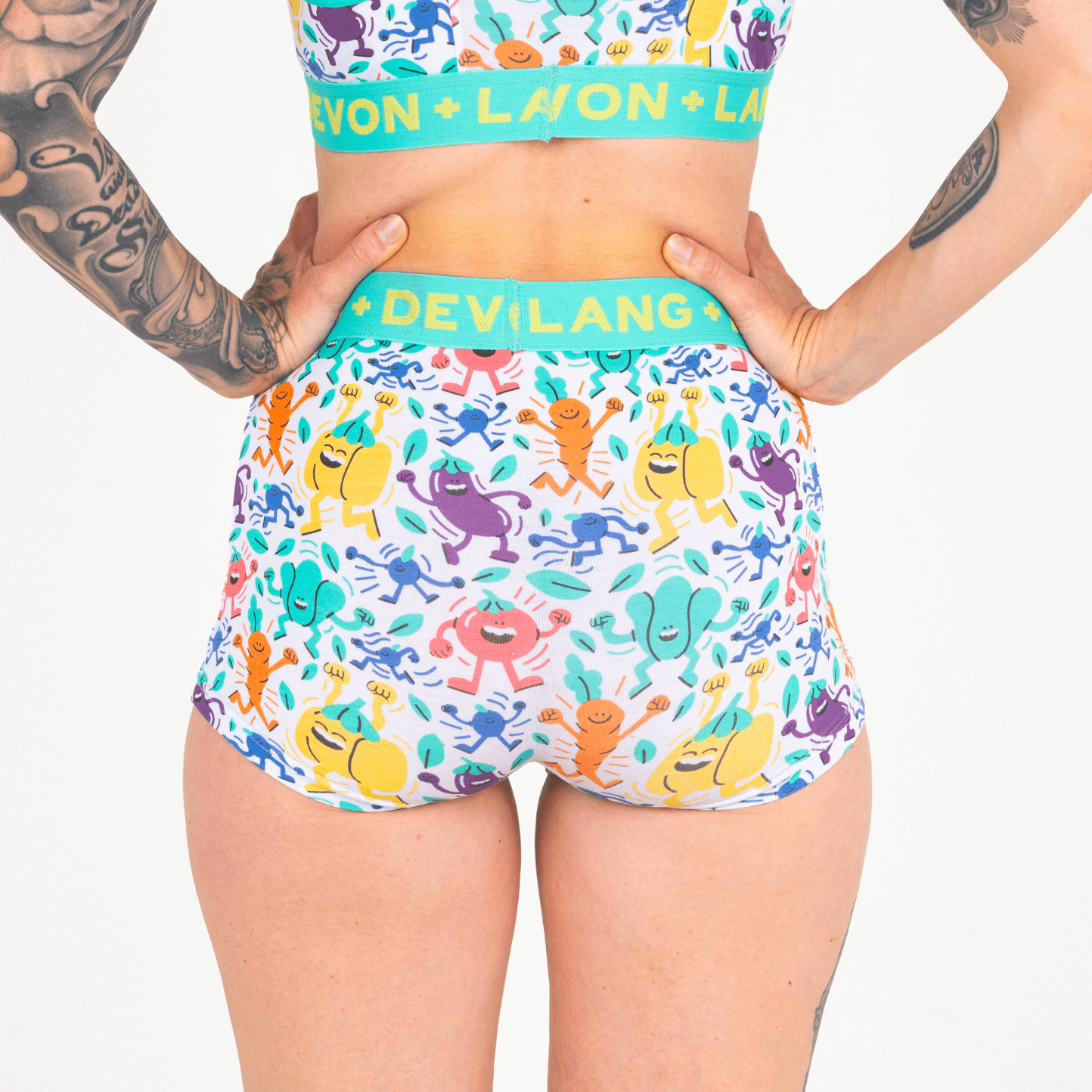 Bria Women's Boyshort - Tossed Salad