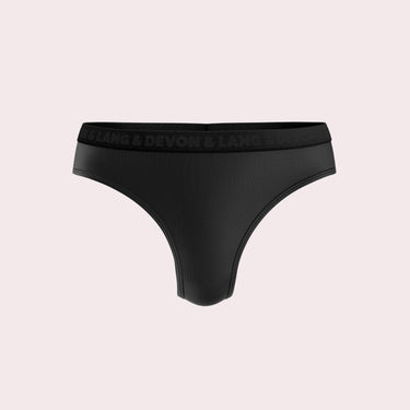 Katrina Everyday Thong | Obsidian