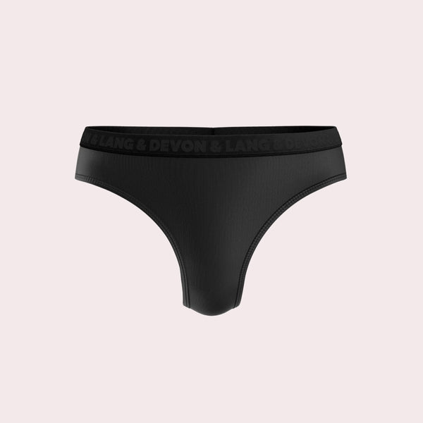 Katrina Everyday Thong | Obsidian