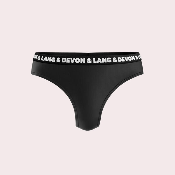 Katrina Everyday Thong | Hi-Contrast Obsidian
