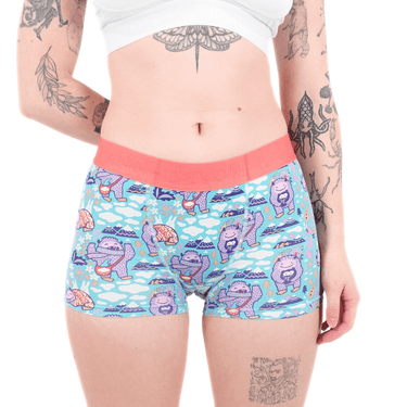Bria Women's Boyshort - Cozy Yeti