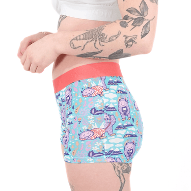 Bria Women's Boyshort - Cozy Yeti