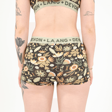 Bria Women's Boyshort - Rustic Florals