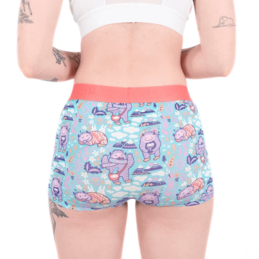 Bria Women's Boyshort - Cozy Yeti