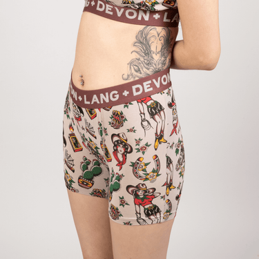 Bria Women's Boxer Brief - Vintage Outlaw