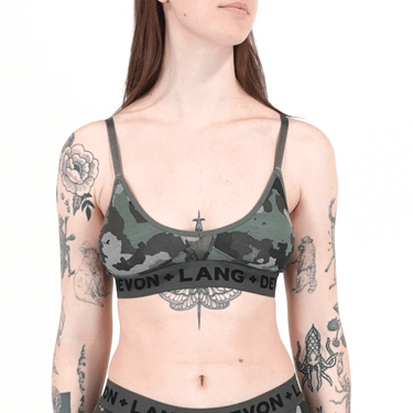 Bria Bralette - Grey Camo