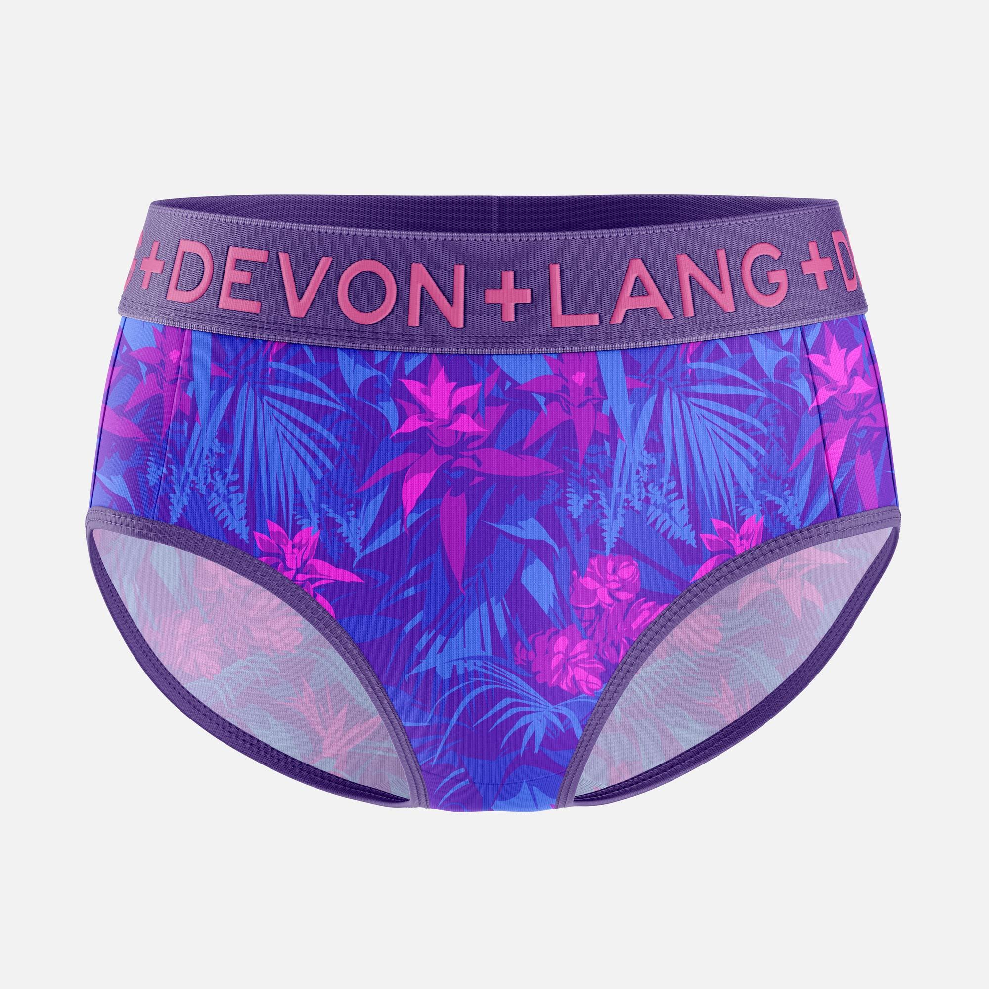 Bria Bikini Brief - Bromeliad Ultra Violet
