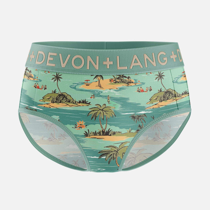 Bria Bikini Brief - Island