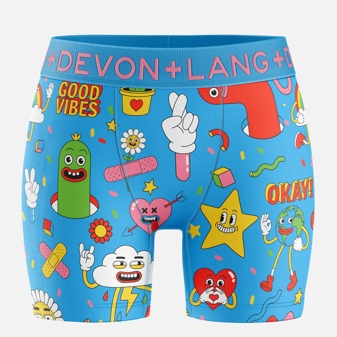 Bria Women's Boxer Brief - Cartoons