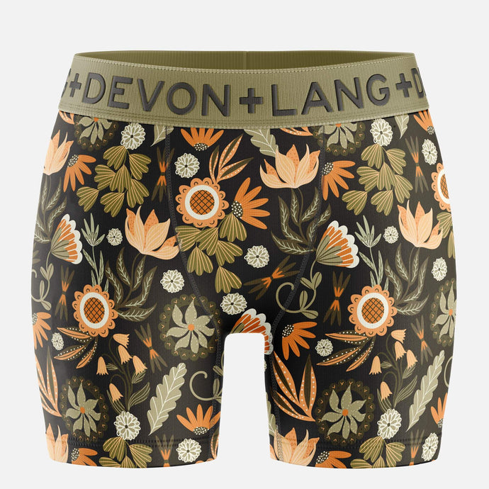 Bria Women's Boxer Brief - Rustic Florals