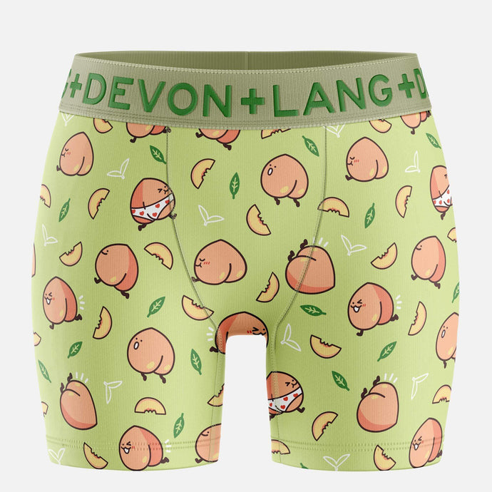Bria Women's Boxer Brief - Fruity Booty Peaches