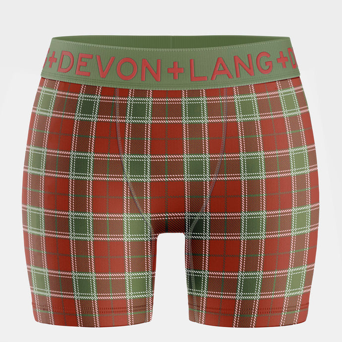 Bria Women's Boxer Brief - Vintage Tartan