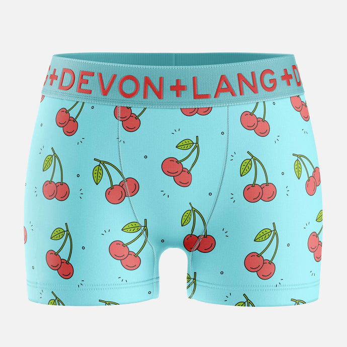 Bria Women's Boyshort - Cherries