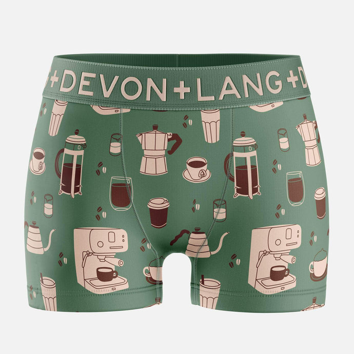 Bria Women's Boyshort - Coffee