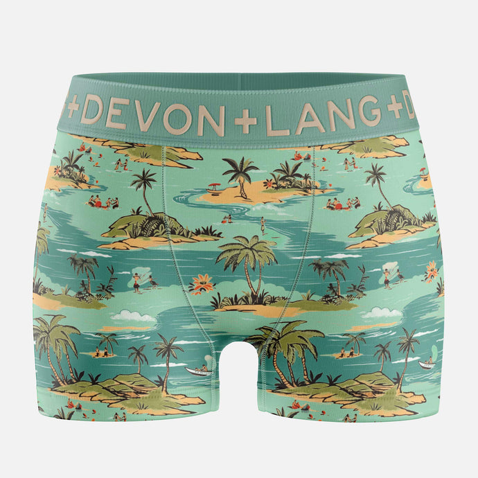 Bria Women's Boyshort - Island