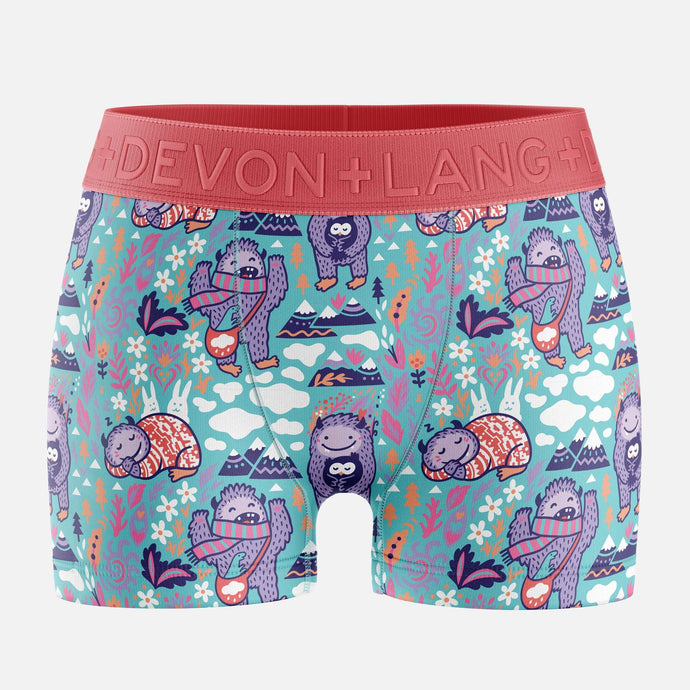 Bria Women's Boyshort - Cozy Yeti