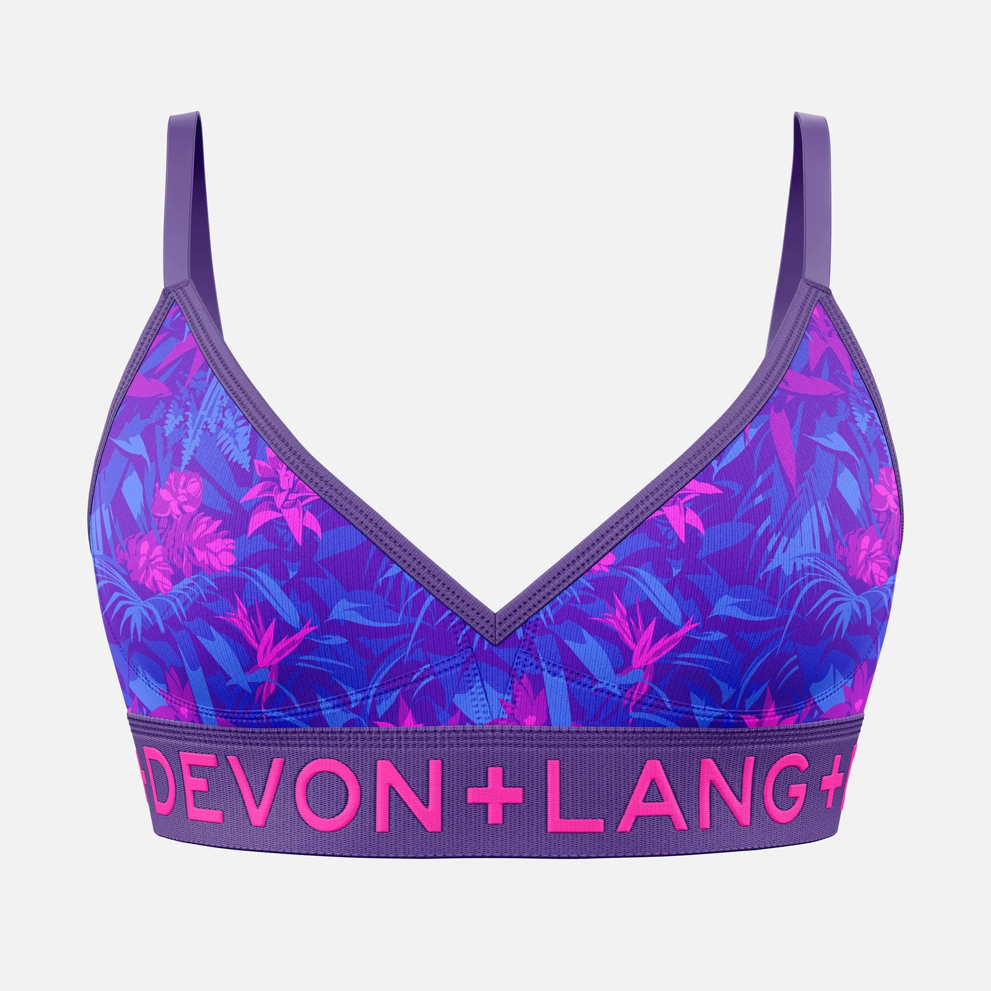 Bria Bralette - Bromeliad Ultra Violet