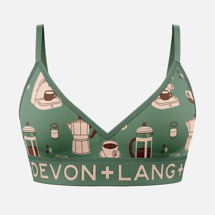Bria Bralette - Coffee