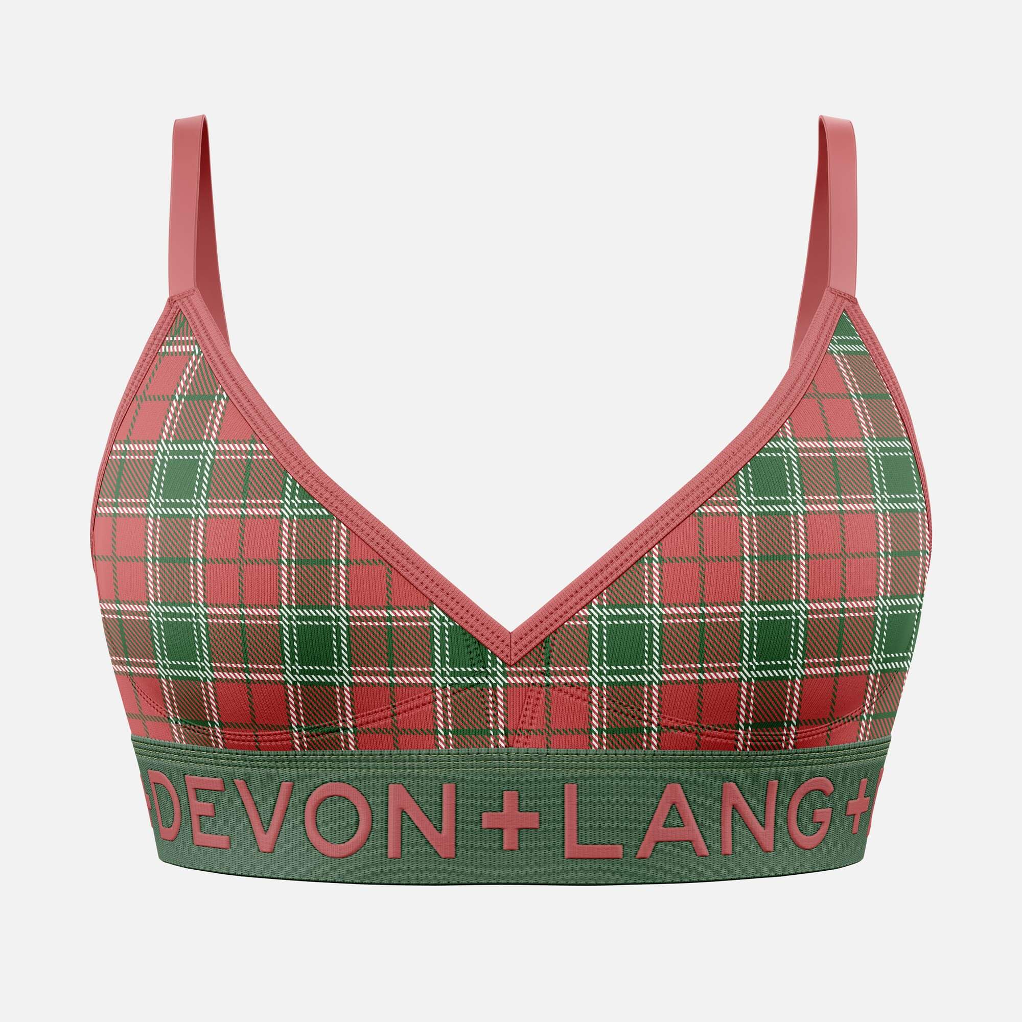 Bria Bralette - Vintage Tartan