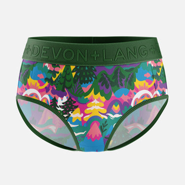 Bria Bikini Brief - Fantasy Mountain