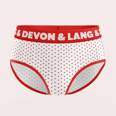 Bria Bikini Brief - Cinnamon Hearts