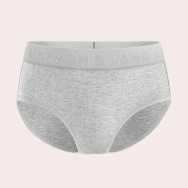 Bria Bikini Brief - Heather Grey
