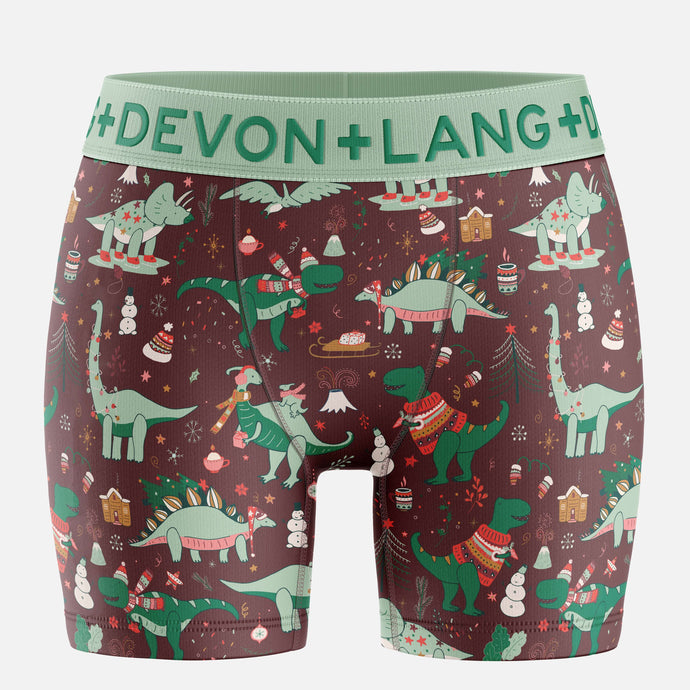Bria Women's Boxer Brief - Chilly Dinos