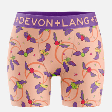 Bria Women's Boxer Brief - Fruit Bats