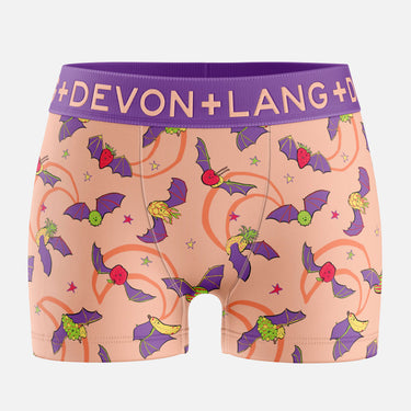 Bria Women's Boyshort - Fruit Bats