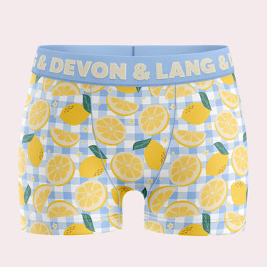 Bria Women's Boyshort - Lemon Squeezy