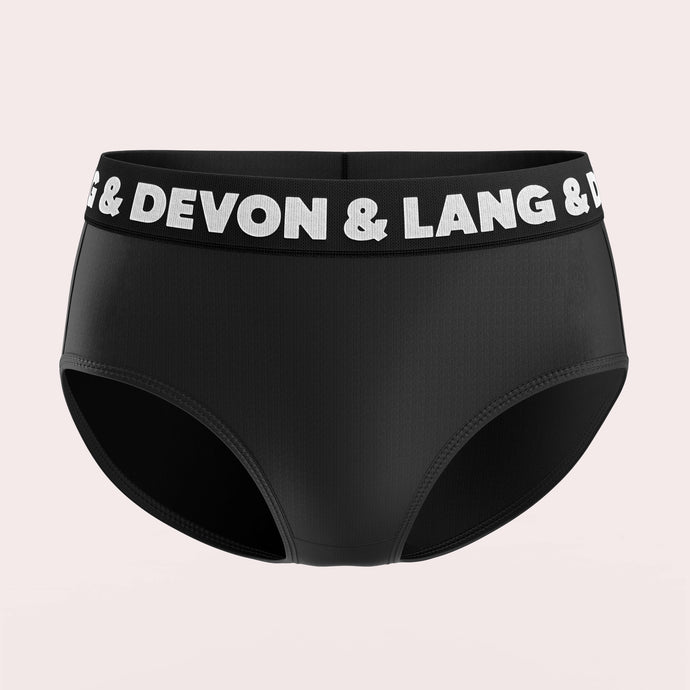 Bria Bikini Brief - Hi-Contrast Obsidian