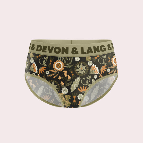 Bria Bikini Brief | Rustic Florals