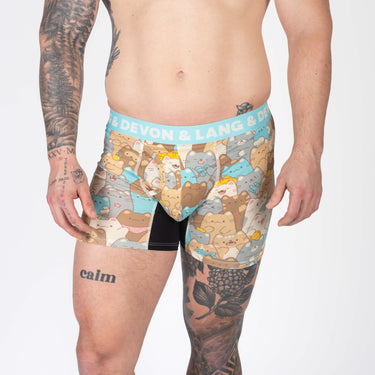 Journey Boxer Brief - Cat Stack