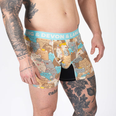 Journey Boxer Brief - Cat Stack