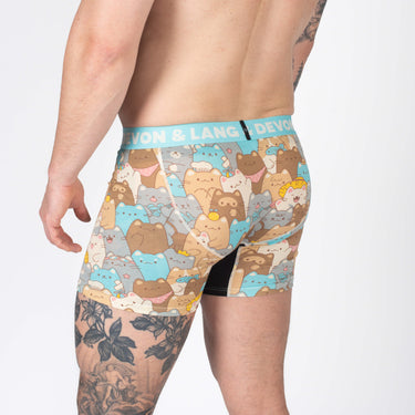 Journey Boxer Brief - Cat Stack