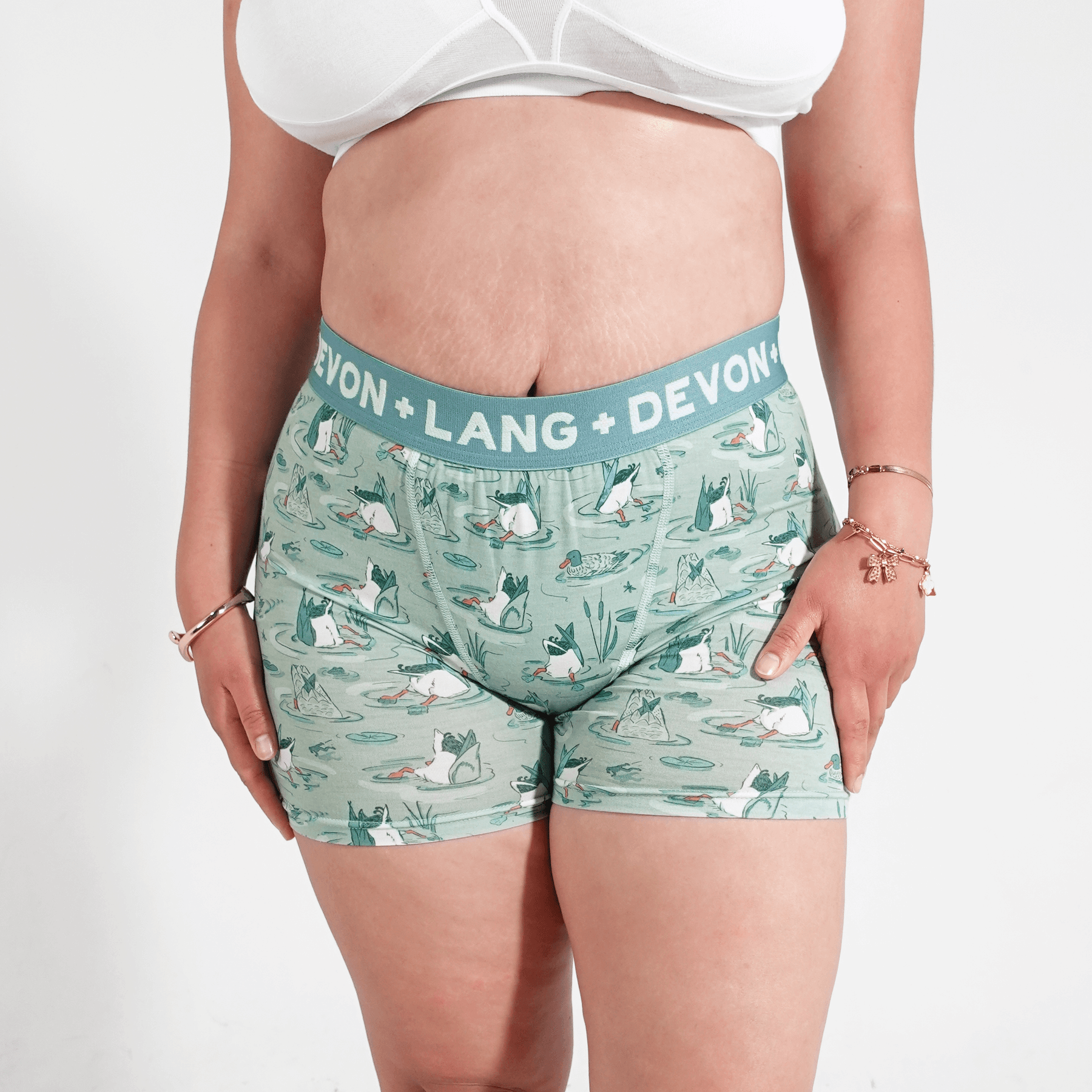 Bria Women's Boxer Brief - Duck Pond