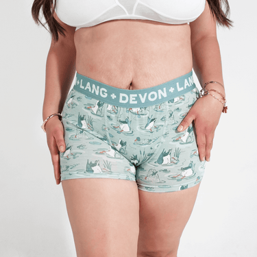 Bria Women's Boyshort - Duck Pond