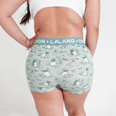 Bria Women's Boyshort - Duck Pond