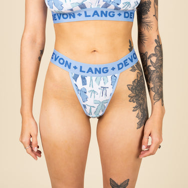 Bria V-Thong - Blue Bows