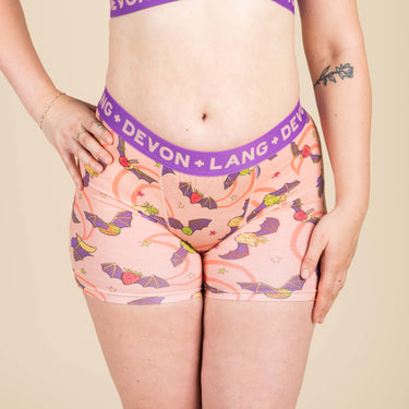 Bria Women's Boxer Brief - Fruit Bats