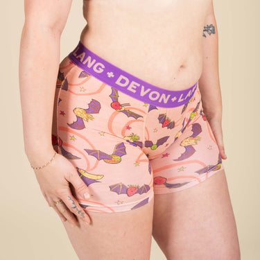 Bria Women's Boxer Brief - Fruit Bats