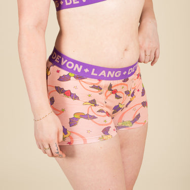 Bria Women's Boyshort - Fruit Bats