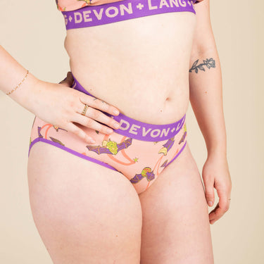 Bria Bikini Brief - Fruit Bats