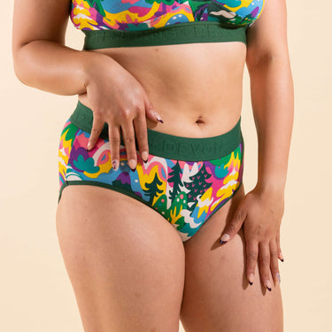 Bria Bikini Brief - Fantasy Mountain