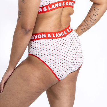 Bria Bikini Brief - Cinnamon Hearts