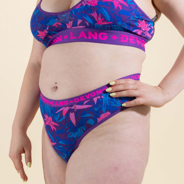 Katrina Everyday Thong - Bromeliad Ultra Violet